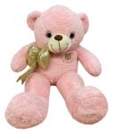 Игрушка с пледом ПЛЮШЕВЫЙ МИШКА С БАНТИКОМ - розовый р-р 130х160