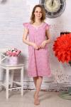А12 Сорочка Татьянка (большие размеры) (Розовая)