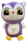 Игрушка с пледом СОВА - фиолетовый р-р 130х160