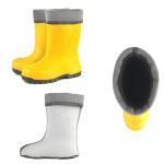 (желтый) Kapika Сапоги ЭВА со съемным флисовым утеплителем,
