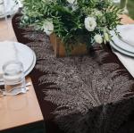 Дорожка столовая "Ренессанс"-шоколад 45*150 см хлопок 100%