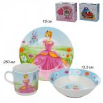 Набор посуды 3 предмета Фея  / С162# /6/12/ УПАКУЙ САМ