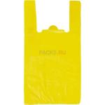 Пакет Майка ПНД (28+14)х48 ЖЕЛТАЯ