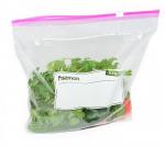 0476 FISSMAN Универсальные объемные пакеты 27x25 см с замком-слайдером (8 шт.), (полиэтилен)