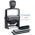 Датер самонаборный Trodat, металл, 4 стр., 4 мм, 2 кассы (126394), 5465
