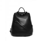Женский кожаный рюкзак Рюкзак Leya. Черный