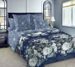 Белый стих 1 Син. перкаль 220*210 покрывало стеганое