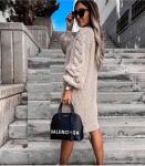 Вязаный кардиган рукава коса DN