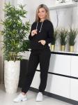 - Костюм из футера 2х-нитка черный (М-794)