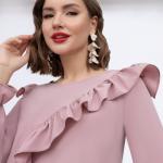 Блуза Модный десерт (клубничный крем)