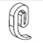 Аксессуар Крючок для бегунка на алюминиевый карниз LM Decor