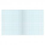 Тетрадь ЗЕЛЁНАЯ обложка 24 л, клетка с полями, офсет, "ПЗБМ", 19858