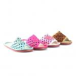 В602 Тапки домашние женские соломка ассорти