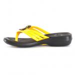 Д 819 Пантолеты женские черный/лимонный