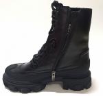 07676 черн Ботинки деми женские (38-40)/6