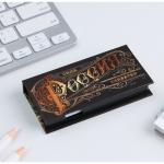 Бумажный блок в пластиковом футляре