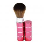 Coringco Кисть для нанесения пудры в футляре Полосатая Baby Pink Blusher Brush