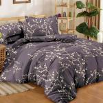 КПБ  Полисатин 2,0 сп. с евро простыней (молния) (ВЕРБА)