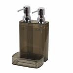 VIVA Дозатор для жидкого мыла (пр.-дымчатый) с секцией для губки 0,3 мл; 0,6 мл