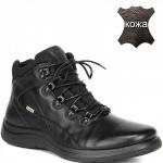 556-1 черн Ботинки зима мужские (40-46)/10