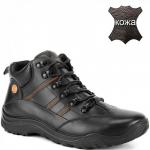 126-1 черн Ботинки зима мужские (41-46)/6