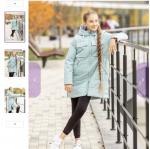 421-22в-2 Парка-пальто для девочки Аделин