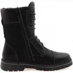 22186 черн Ботинки зима мужские (40-45)/8