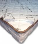 Наматрасник трикотажный стеганный Bamboo (резинки по углам)