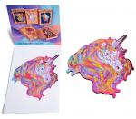 ***Деревянный пазл Wood Trick Единорог: Голубое Пламя (16x17 см)