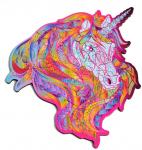 ***Деревянный пазл Wood Trick Единорог: Голубое Пламя (16x17 см)