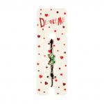 БРАСЛЕТ НА РЕЗИНКЕ, "БАБОЧКА" ВИД 1, 5 ЦВЕТОВ