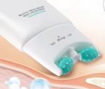 Антивозрастной укрепляющий крем для шеи с массажными роликами