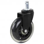 Колеса (ролики) BRABIX для кресла мягкие, резиновые, КОМПЛЕКТ 5шт, шток d11мм, в коробе, 532524