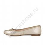Балетки из натуральной кожи  MUSA PLATINO
