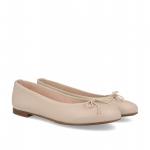 Балетки из натуральной кожи  MUSA BEIG