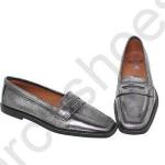 Балетки женские из натуральной кожи CAS METAL