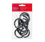 Кольцо (Валанс) черное ГП, 10 шт. в уп.