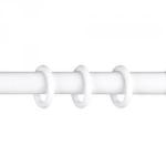 Кольцо (пластик) белое ГП, 10 шт. в уп.