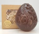 Шоколадное яйцо с веточкой вербы