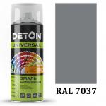 Эмаль аэрозоль 520 мл акрил быстросохн. RAL7037 ПЫЛЬНО-СЕРАЯ арт.DTN-A07526 Deton Universal