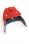 Шапка Авиатор красный мандарин