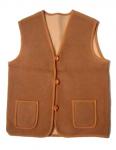 Жилет валяный из шерсти "Верблюд"
