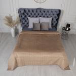 Покрывало стеганое B090B цвет орех 230/210 Евро