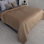 Покрывало стеганое B090B цвет орех 230/210 Евро