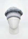 Берет Женский Вязанный РВ43 серебристый