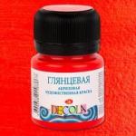 Декола акрил глянцевый банка 20 мл Красная