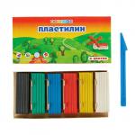 Набор пластилина детского классического "Цветик", со стеком, 6 цветов, 90 гр.