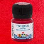 Декола акрил глянцевый банка 20 мл Бордовая