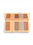ПАЛЕТКА ДЛЯ МАКИЯЖА ЛИЦА: БРОНЗЕР, ХАЙЛАЙТЕР, РУМЯНА  CHOCOLATE  Waffle