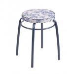 Табурет "HAUSHALT" на 4-х опорах с ободом